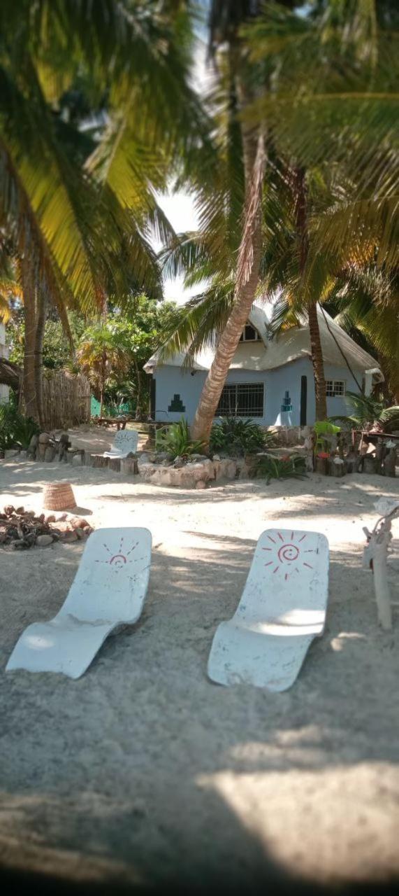 Chez Gigi - Eco Lodge Mahahual Exterior foto